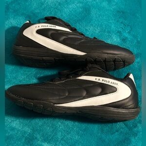 U.S. Polo Assn.Women’s Black and White Sneakers